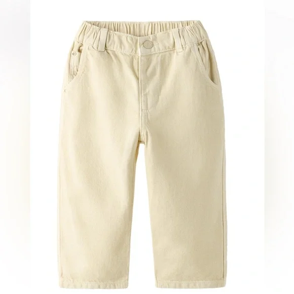 Zara Kids Beige Casual Pants - Picture 1 of 2